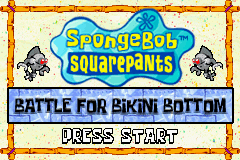 SpongeBob SquarePants - Battle for Bikini Bottom Title Screen